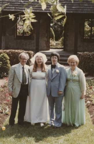 Bill and Ruth Trask, Laurie and Jim Mann