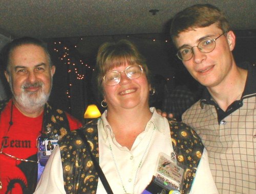 Boston in 2004 Party -   Dave Cantor, Deb Geisler &  Kevin Allen
