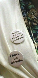 Close-up of Debs Buttons