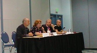 Friday Panel - Breathing Water - Technological Civilization in a Liquid Atmosphere with  David Brin, Patricia MacEwen, Walter Jon Williams and China Mieville