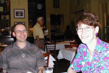 Monday Evening Dinner at Il Fornaio - Dave Evans and Janice Gelb