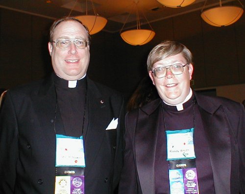 Father John Blaker (Events Division Manager) and Rev. Randy Smith (Hugo Area Manager)