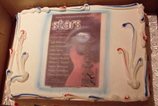 Cake in Honor of Janis Ian and Mike Resnick's Anthology Stars