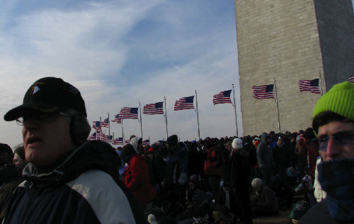 Washington Monument Crowds