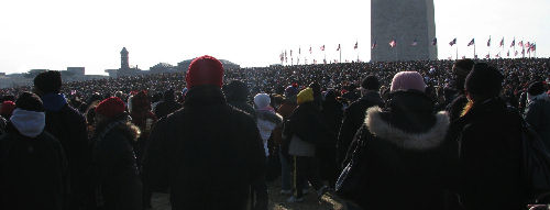 Another Crowd Shot Near the Washington Monument