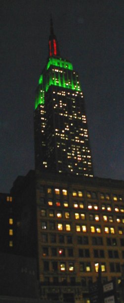 Empire State Building at Christmastime