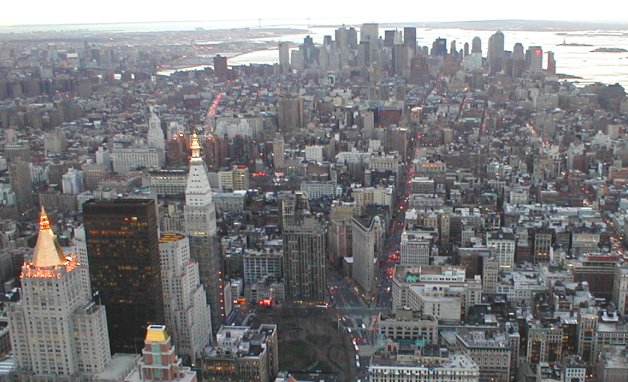 From the Empire State Building, Looking South
