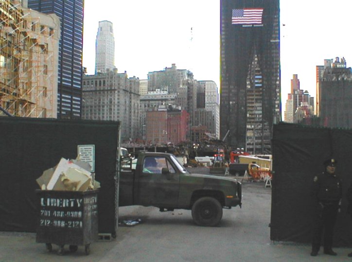WTC Destruction, Federal Office Building on Left