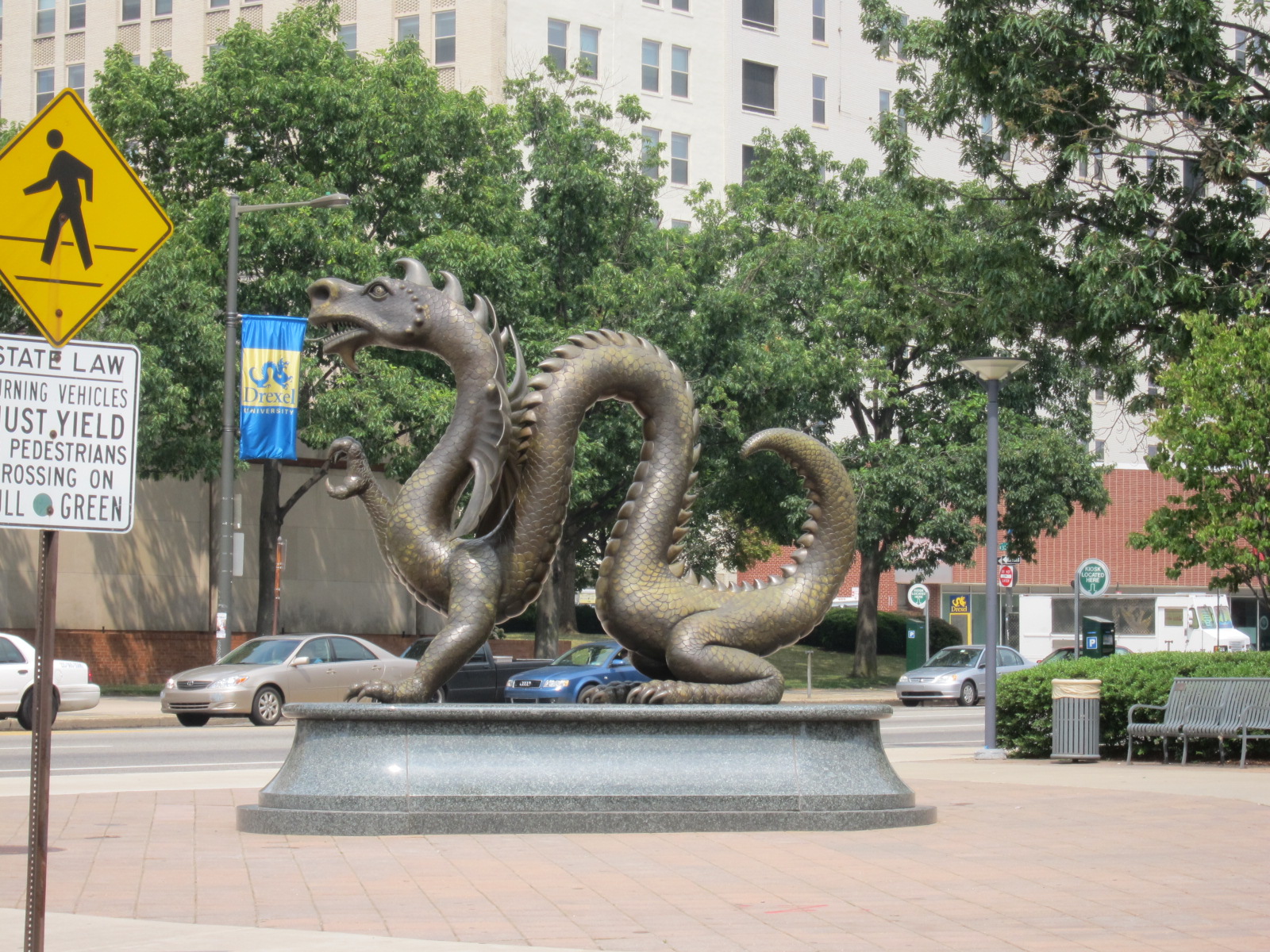 Philadelphia Dragon Statues