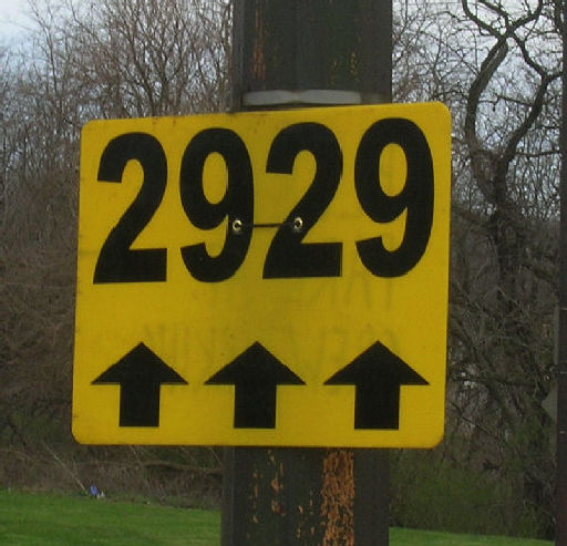 The 2929 Production Sign, in the Rankin Area Outside of Pittsburgh in Early April - Photo by Laurie Mann